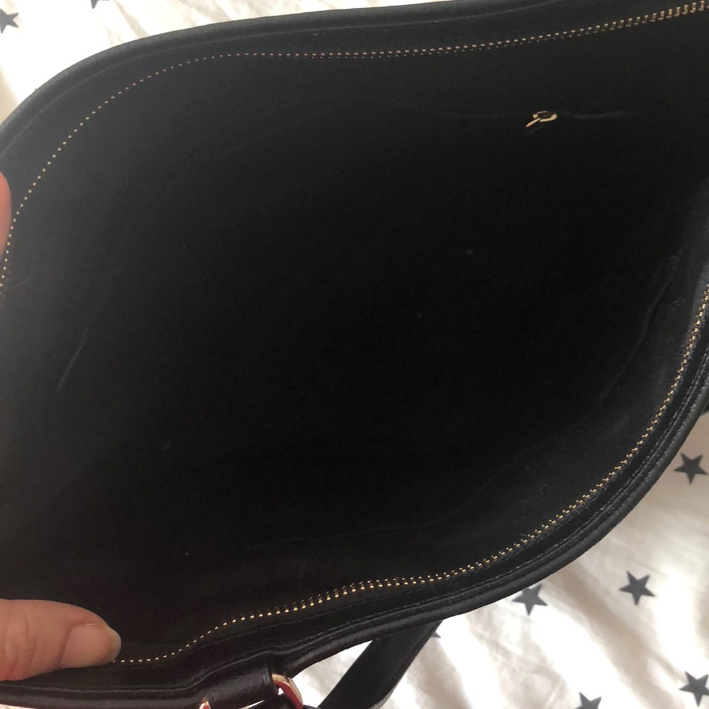 Coach leather tote w/removable crossbody - Picture 3 of 5